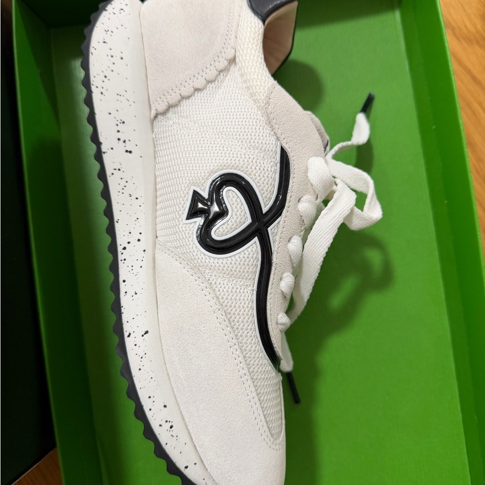 Kate Spade Brigitte Runner Black and White Sneakers - New in Box